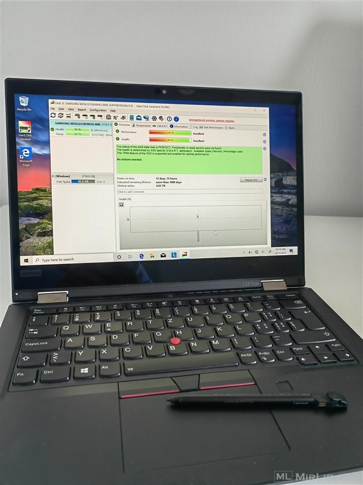 Lenovo Thinkpad Yoga L13 i3 10110U 8gb 128gb