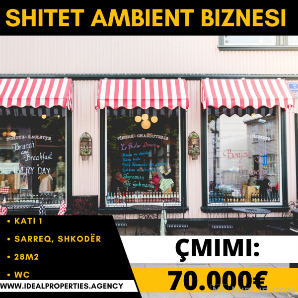 🔥 Shitet Ambient Biznesi në Sarreq, Shkodër!(foto ilustruese) 🔥