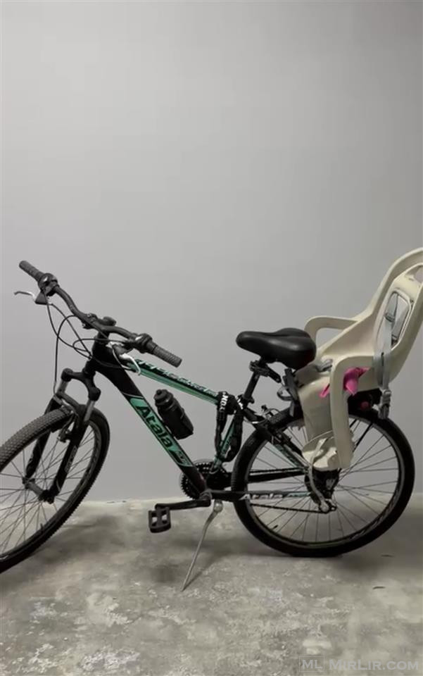 Shitet bicikleta “okazion 110 euro” bashk me sedile per bebe