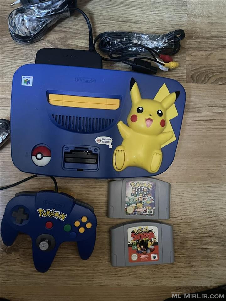 Nintendo 64 pikachu edition