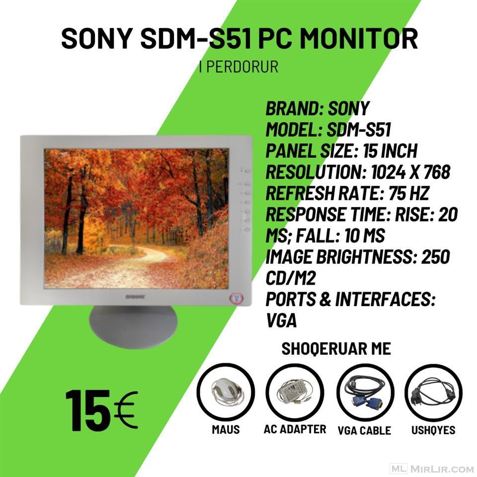 SONY SDM-S51 PC MONITOR