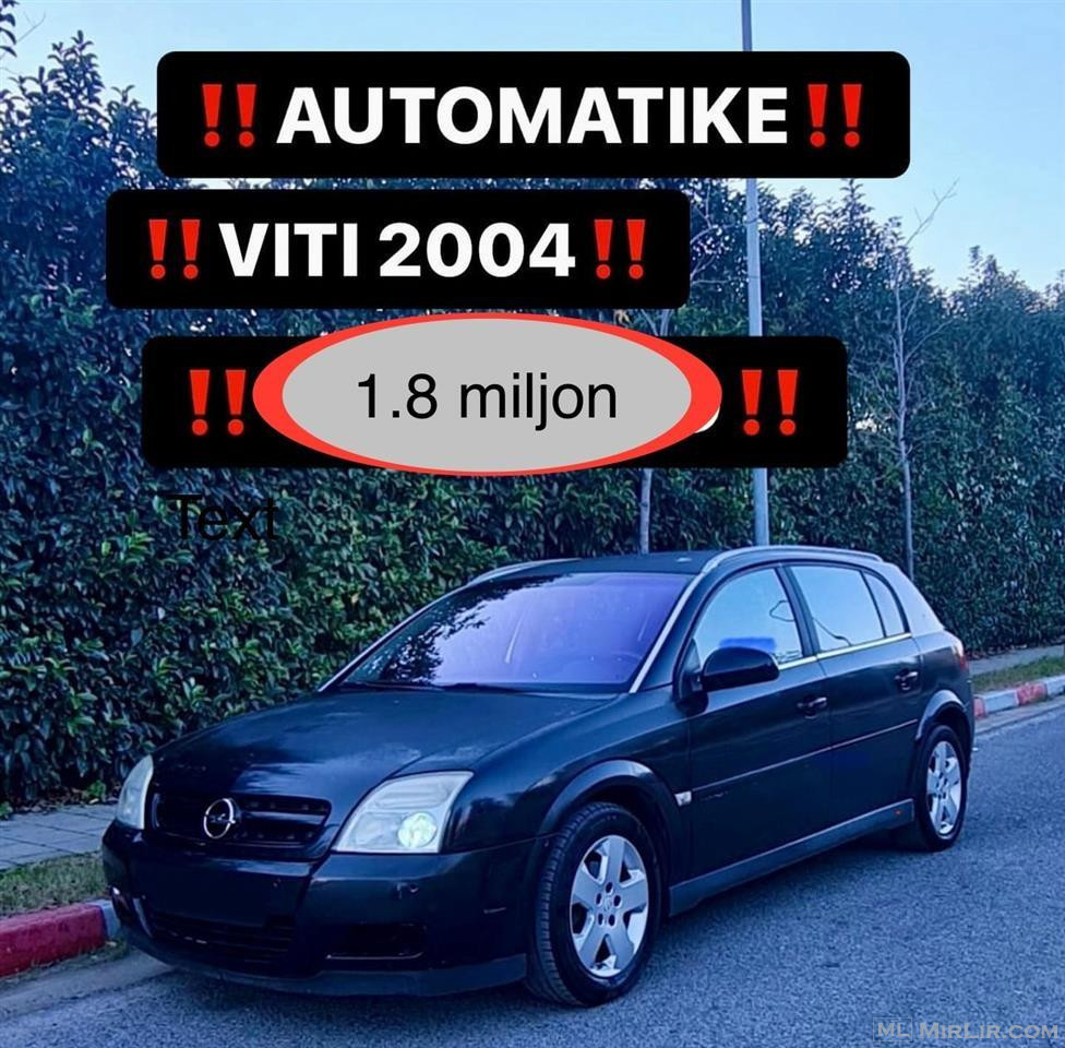 Opel atomat  2.0 bezin me një vit letra 2004  tiran 