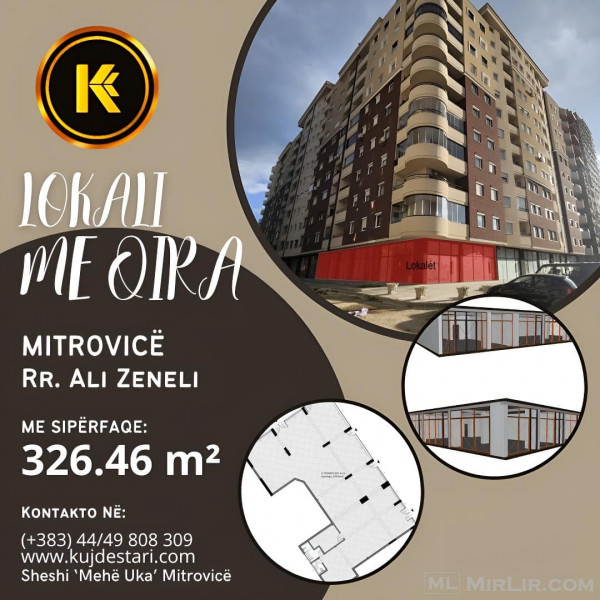 🏢 Lokal për Qira - Rruga Ali Zeneli, Mitrovicë