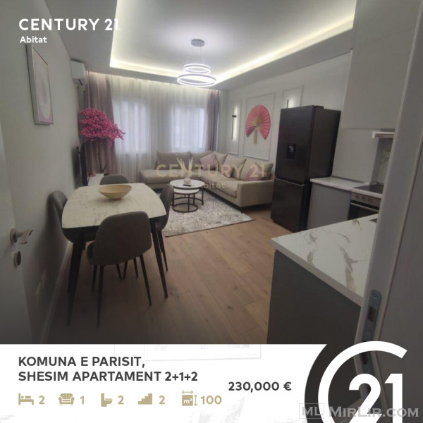 KOMUNA E PARISIT, SHESIM APARTAMENT 2+1+2