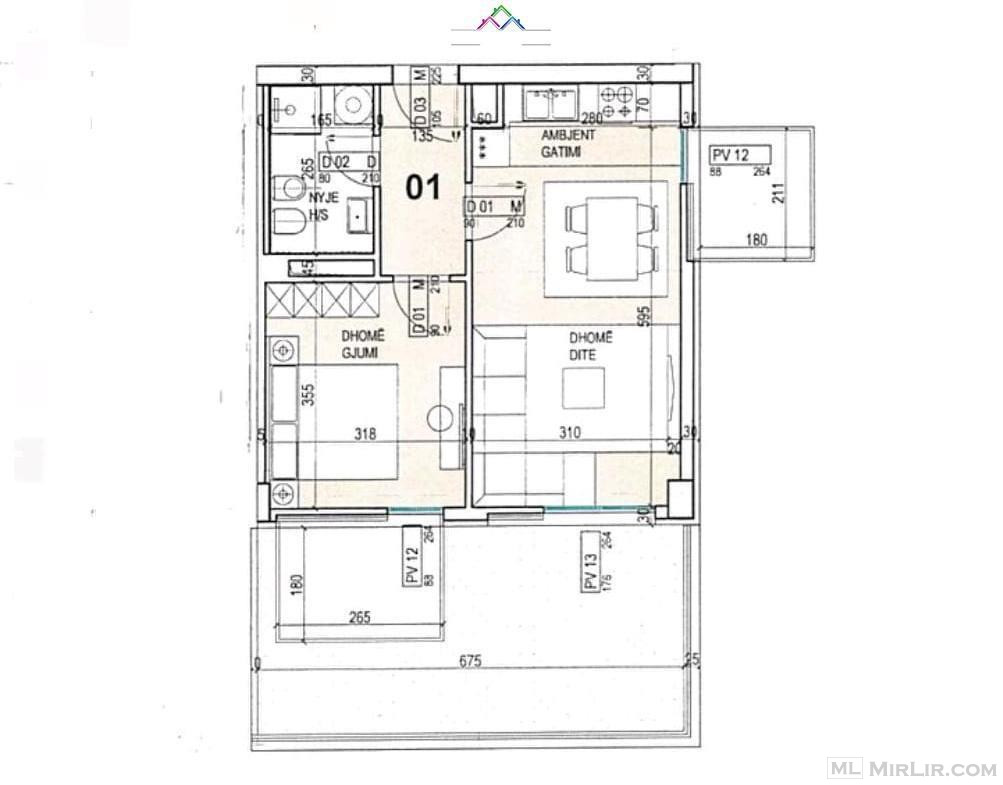 Shitet Apartament 1+1 Ne Xhamllik Tek Kompleksi ASL 2 (ID B1