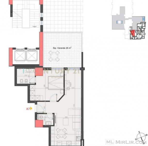New listing🔥 apartament 1+1 per shitje