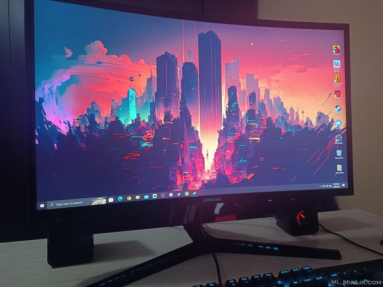 Monitor Samsung 27\" Curved 