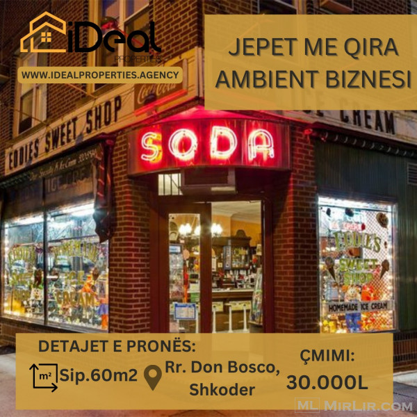 🔥 Jepet Me Qira Ambient Biznesi pranë "Rr. Don Bosco", Shkodër! 🔥