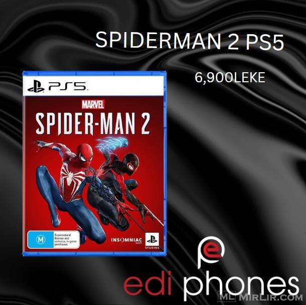 SPIDER-MAN 2  PER PS5 ( NEW)?EDI PHONES ?