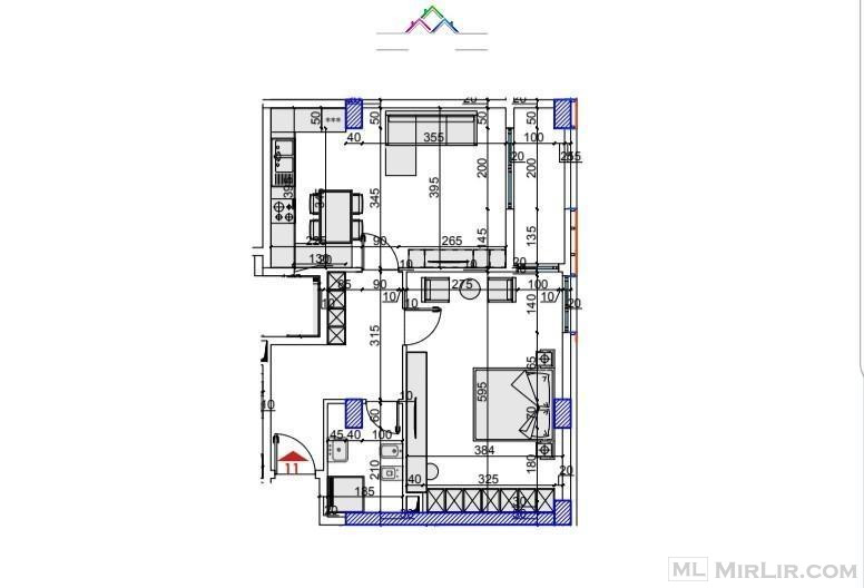 Shitet Apartament 1+1 Tek Kompleksi Oazis Ne Astir (ID B1102