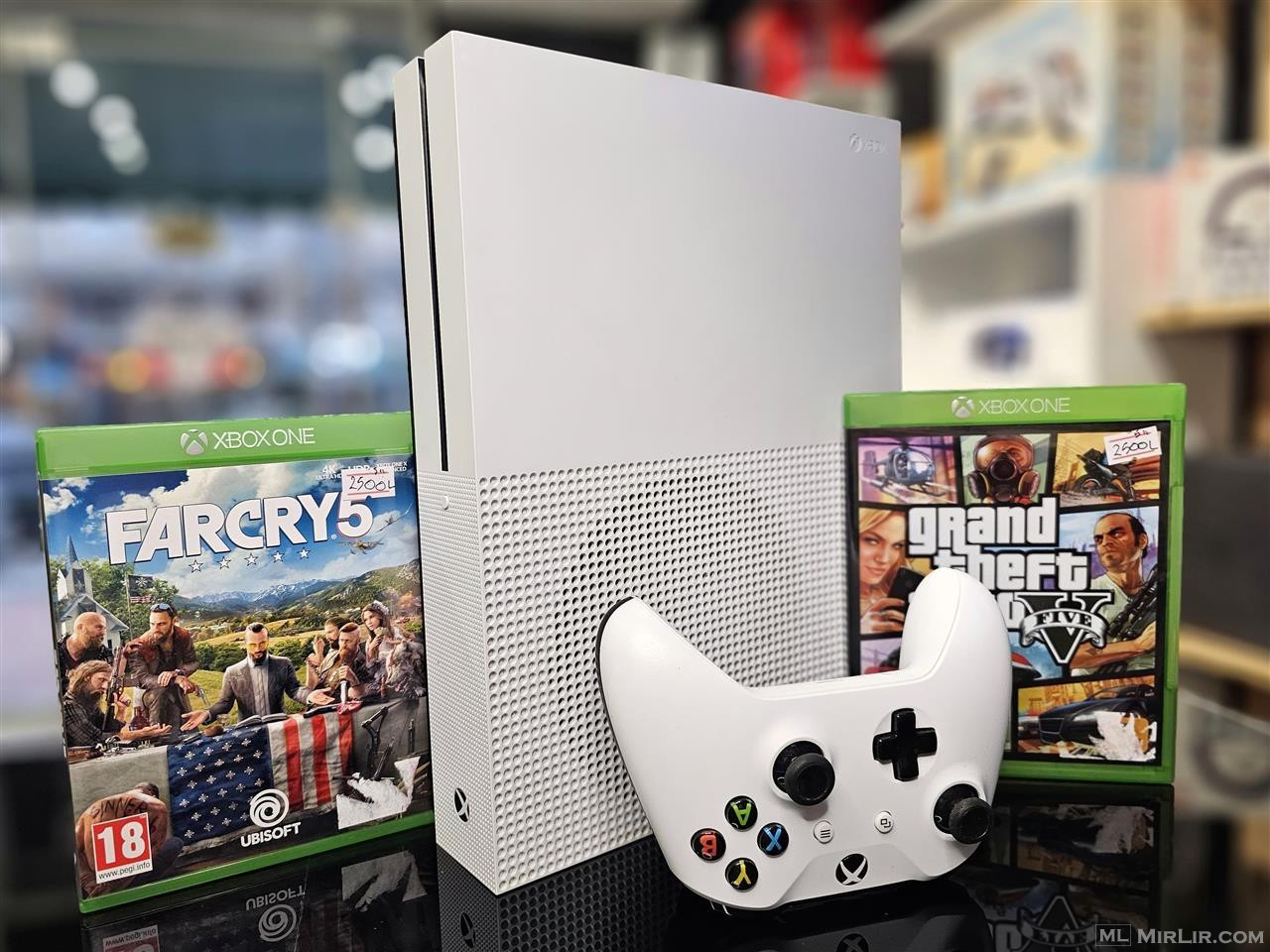 Xbox One S me Leve, Gta 5, Far Cry 5 dhe garanci