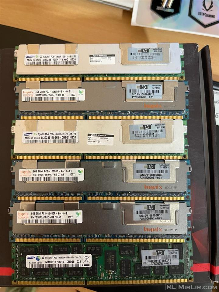 Ram 8GB & 4GB DDR3 SERVERI - Workstation