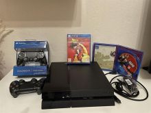 PS4 OKAZION me dy leva dhe disqe 