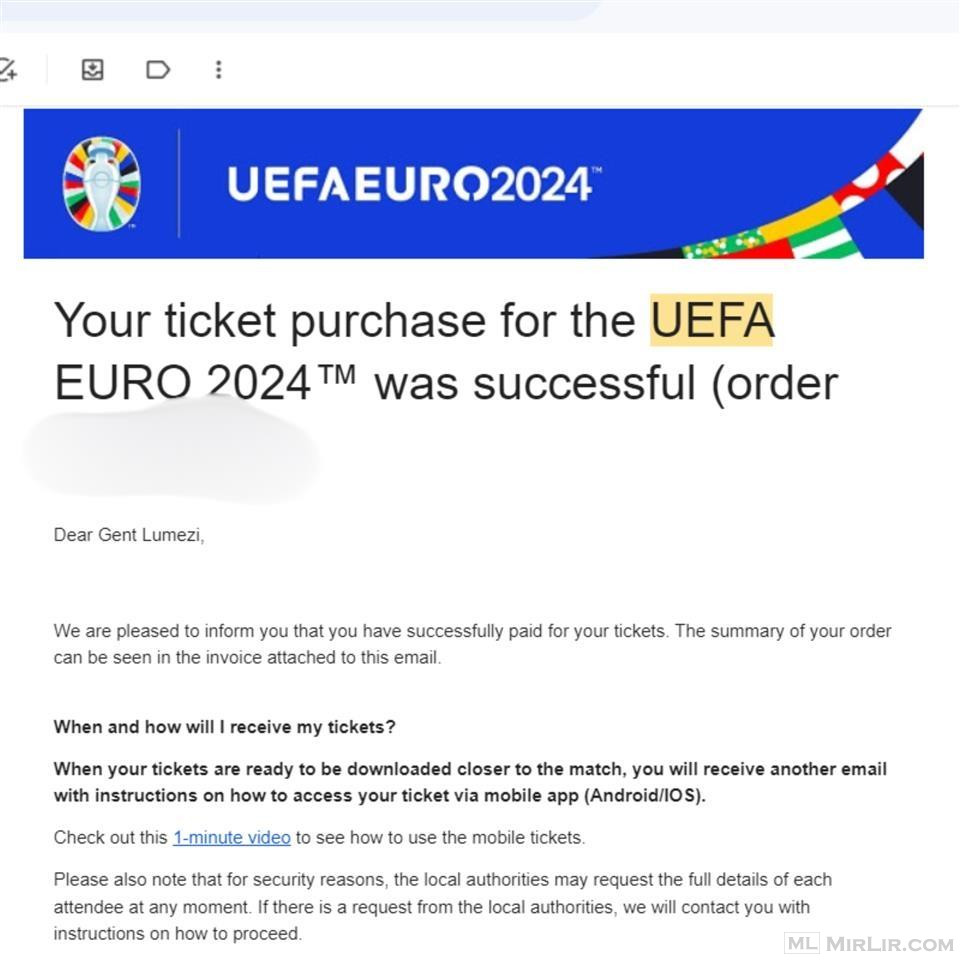 Bileta Shqiper - Kroaci Euro 2024