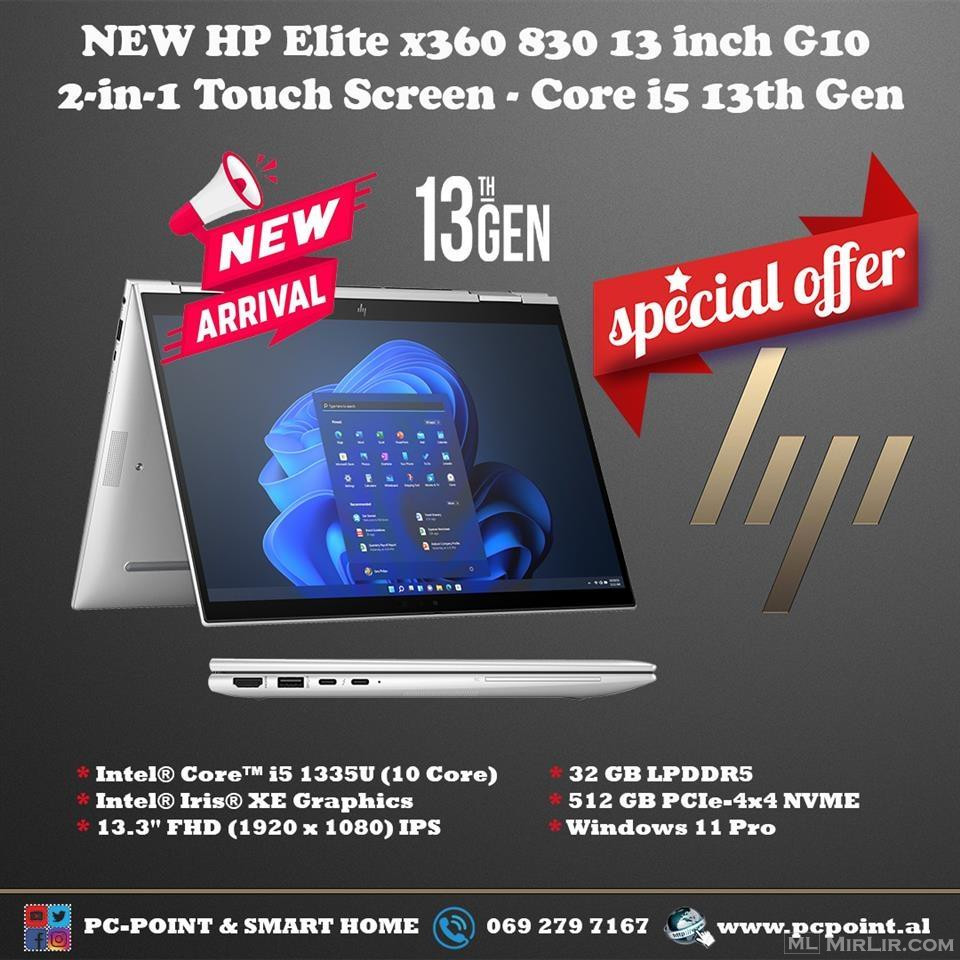 ?? Laptop HP Elite x360 830 G10 13.3\" 13th Gen (Prodhim 20