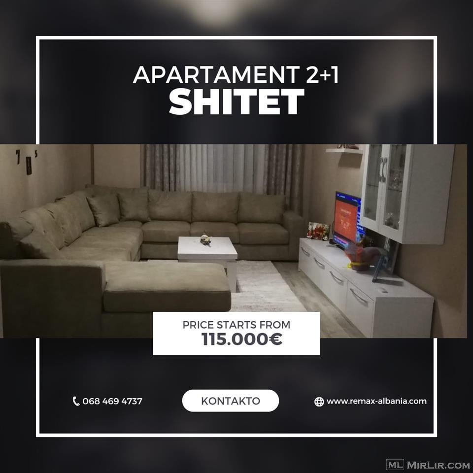 Shitet apartament 2+1 104m2 okazion