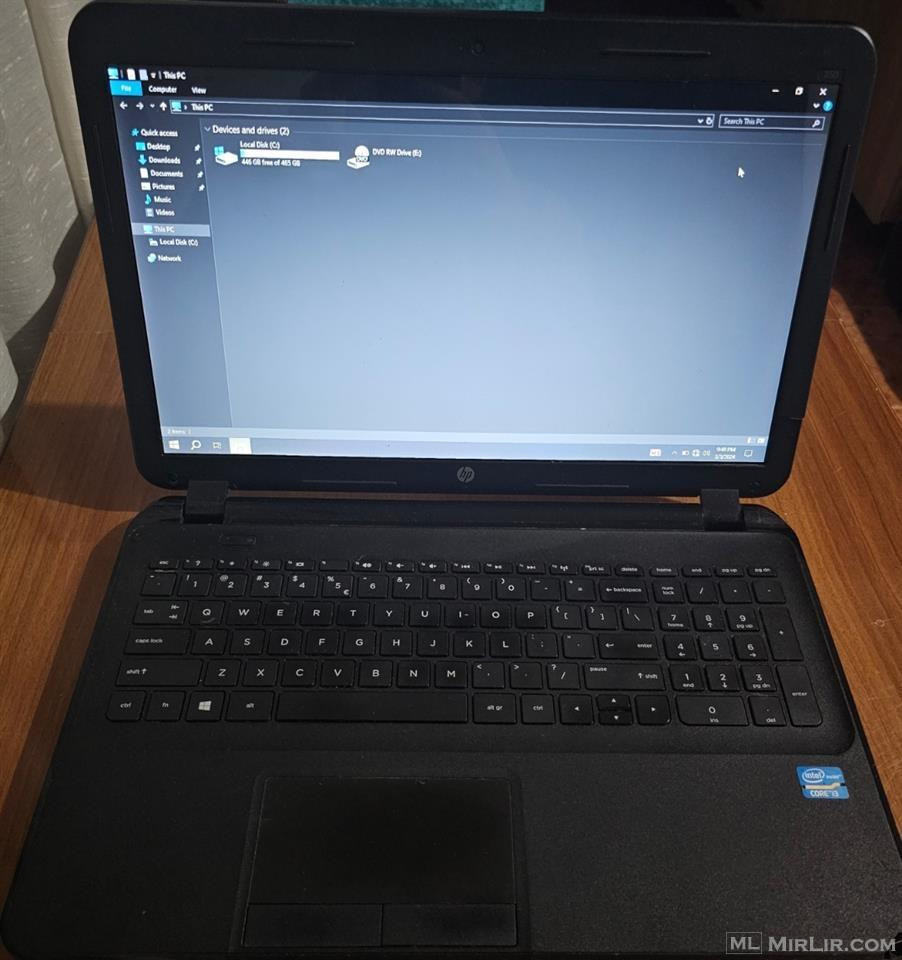 Laptop HP 250(Core I3, HDD-->500Gb, Ram 8Gb)