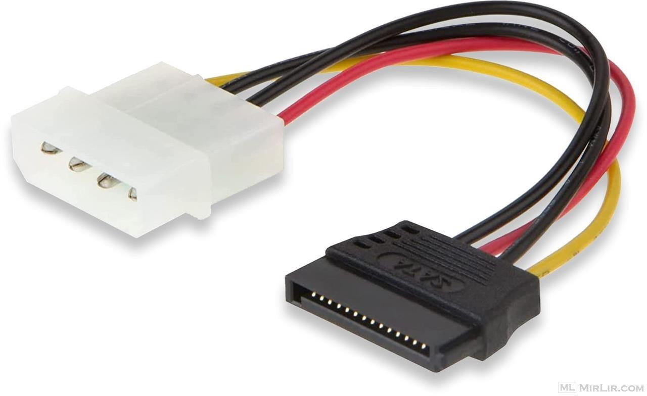 IDE Power supply Molex 4-pin HDD socket (white) to HDD/SSD S