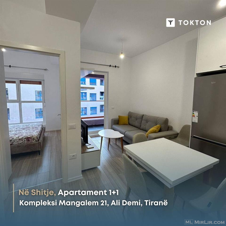  Apartament 1+1Kompleksi Mangalem 21, Tiranë