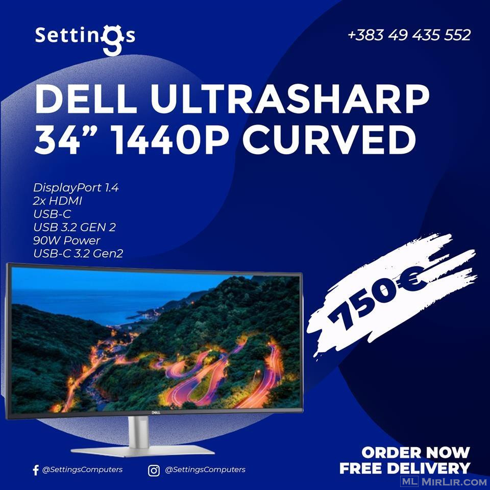 Dell UltraSharp 34” 1440p Curved