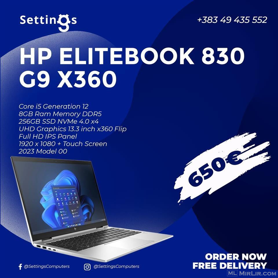 HP ELITEBOOK 830 G9 X360
