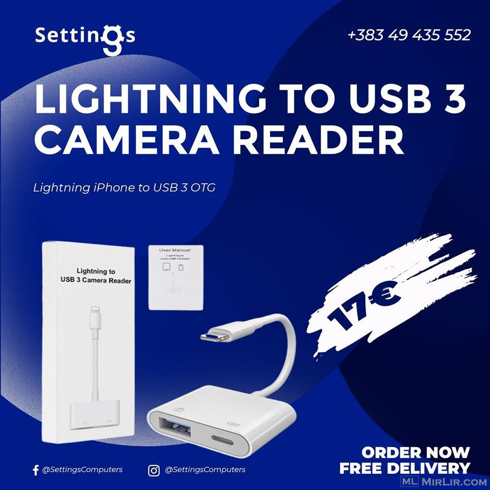 Lightning to USB 3 Camera Reader