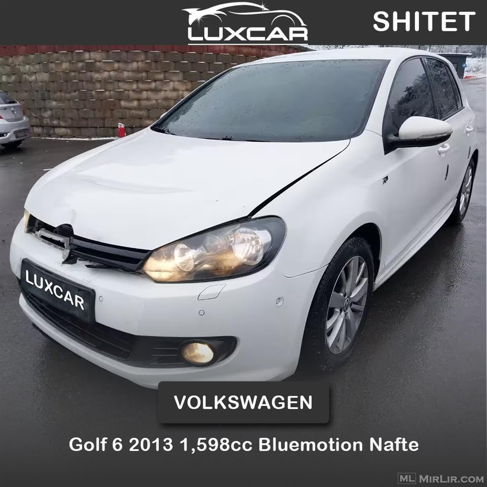 Volkswagen Golf 6 2013 1,598cc Bluemotion Naft