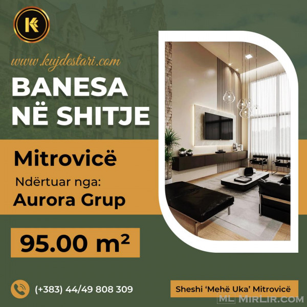 🌆 Shitet Banesa me sipërfaqe totale: 95.00 m² 🌆