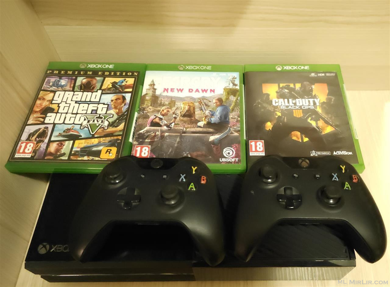 Xbox One me 2 Leva dhe tre disqe