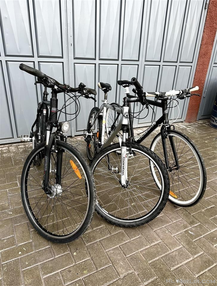 Shiten Bicikleta te ndryshme te sjellura nga Gjermania.