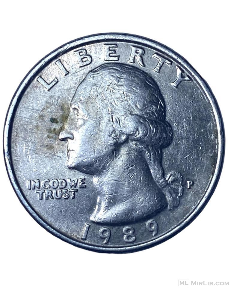 Monedhe Liberty 1989 ne shitje