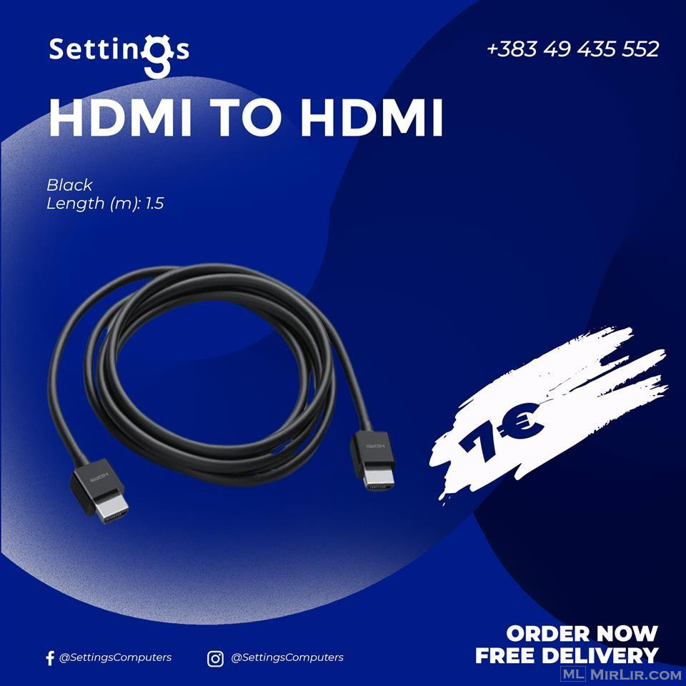 HDMI to HDMI