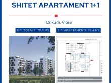 SHITET APARTAMENT 1+1 NE ORIKUM, VLORE
