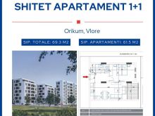 SHITET APARTAMENT 1+1 NE ORIKUM, VLORE