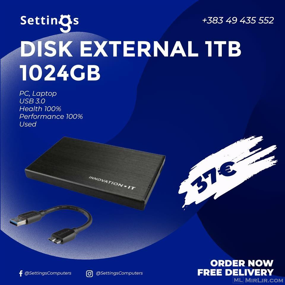 Disk External 1TB