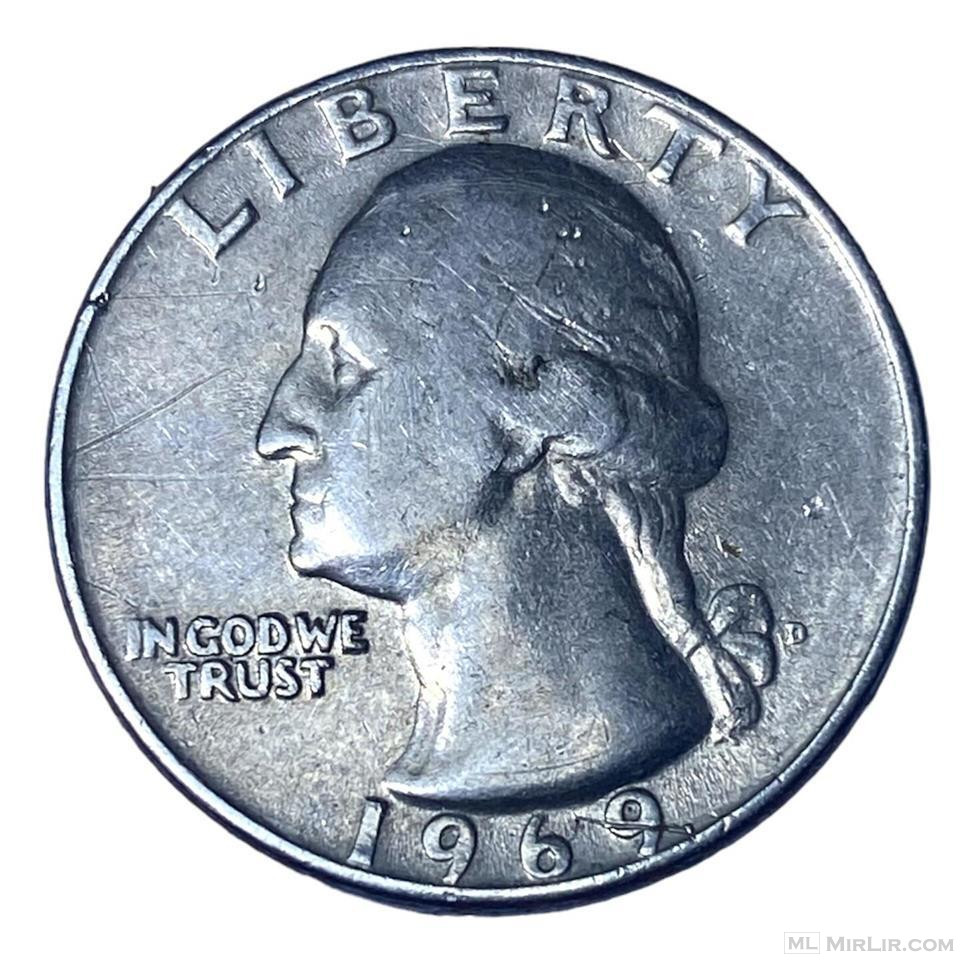 Monedhe Liberty 1969