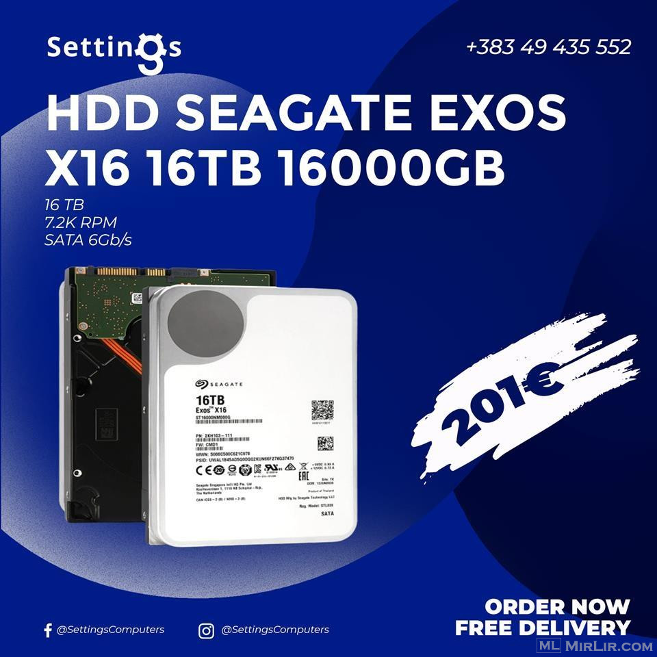 HDD SeaGate Exos X16 16TB