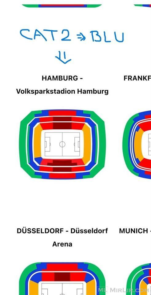 Euro 2024 Kroaci-Shqiperi 4 Bileta