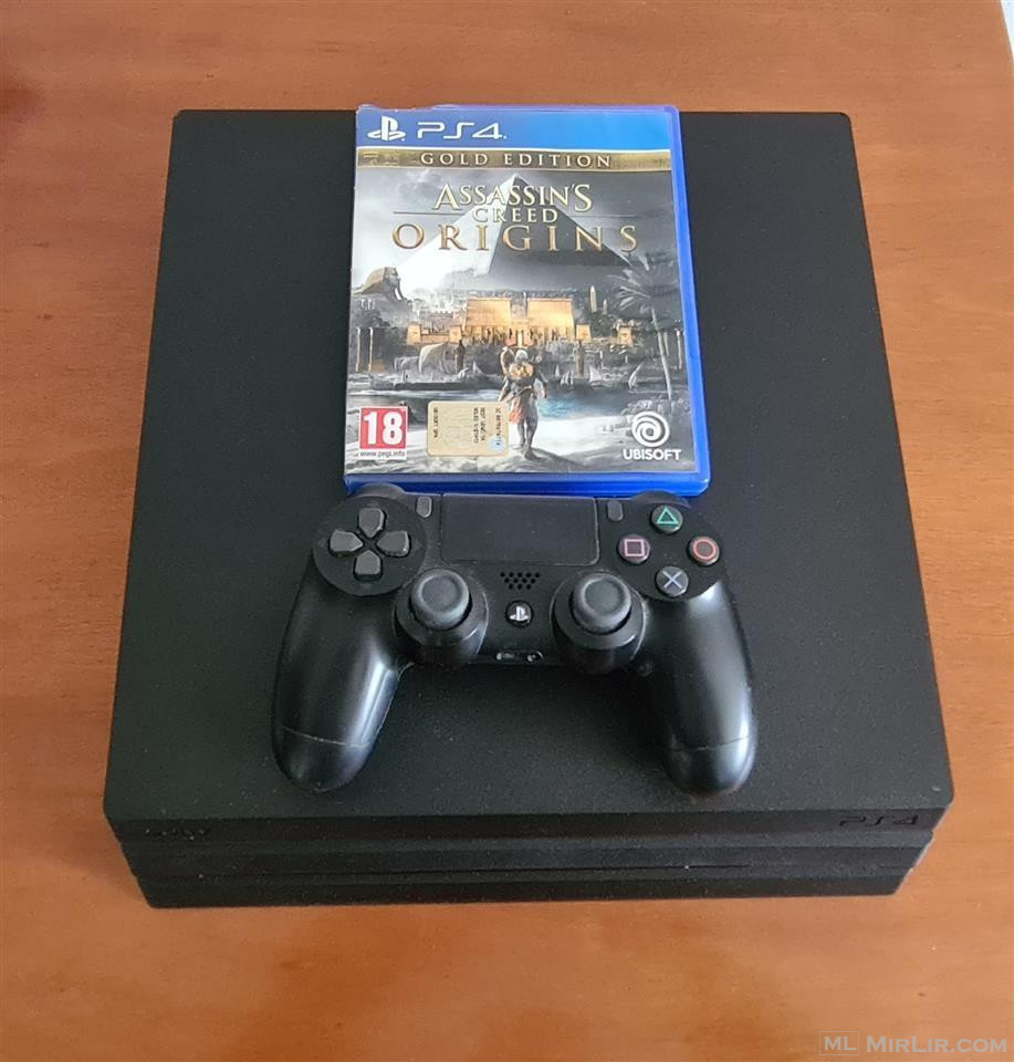 Ps4 pro + 1 leve + Assassin\'s Creed + fishat