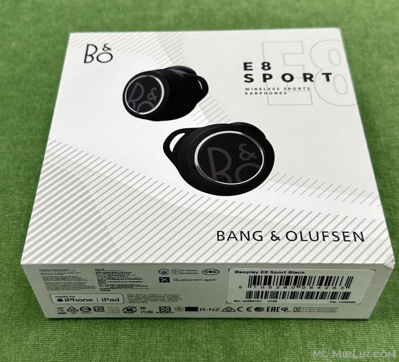Bang&Olufsen Beoplay E8 Sport Kufje Të Zeza