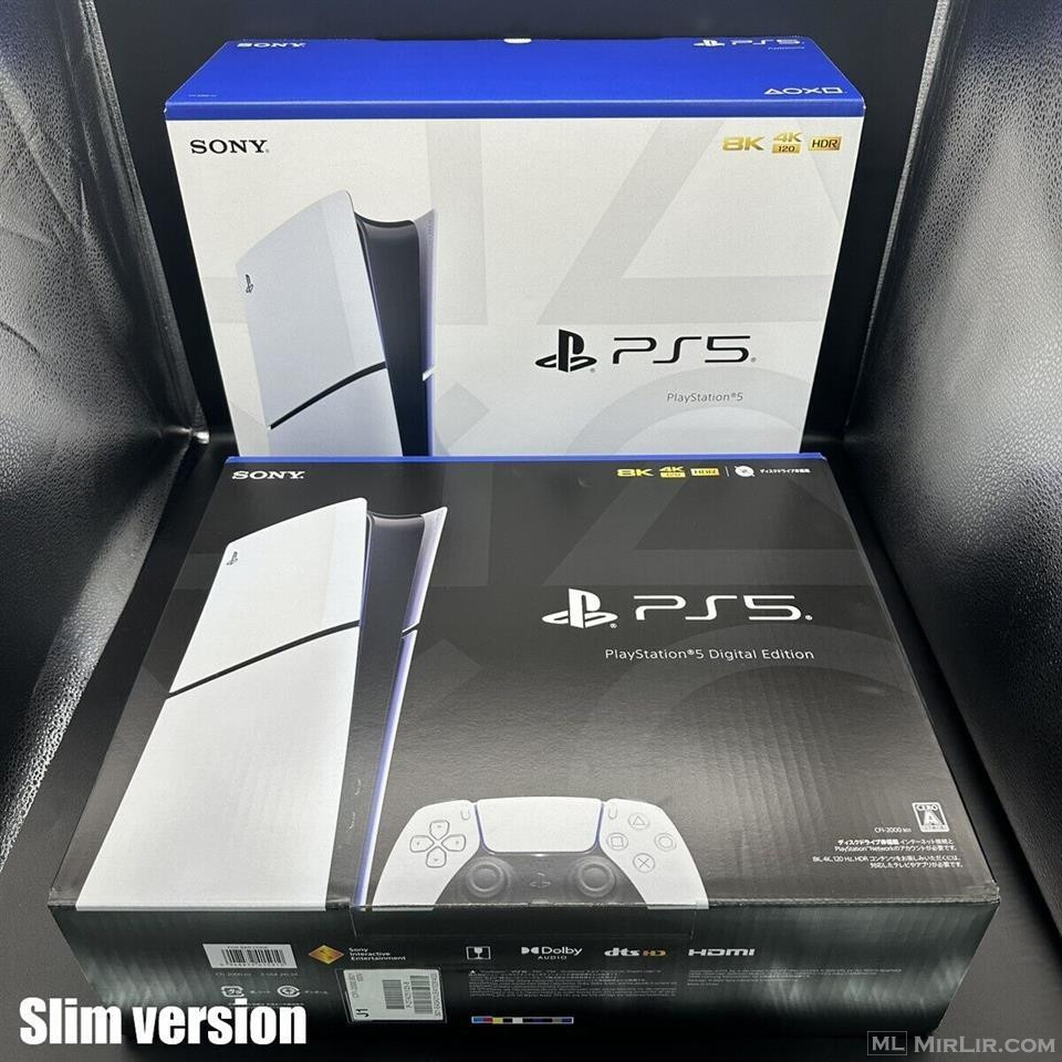 Sony PlayStation 5 Slim me 2 kontrolle loje