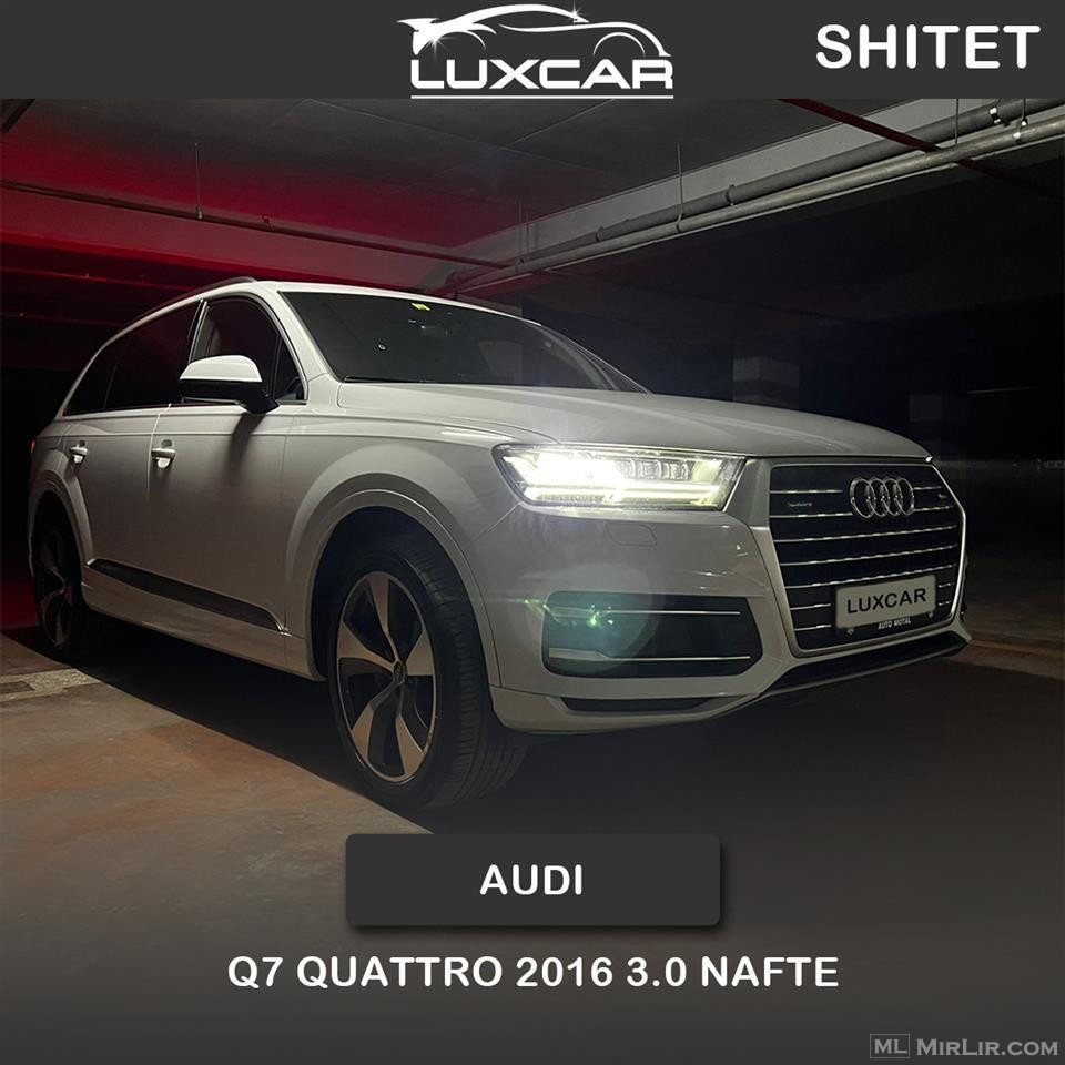 Audi Q7 Quattro 2016 3.0 Nafte