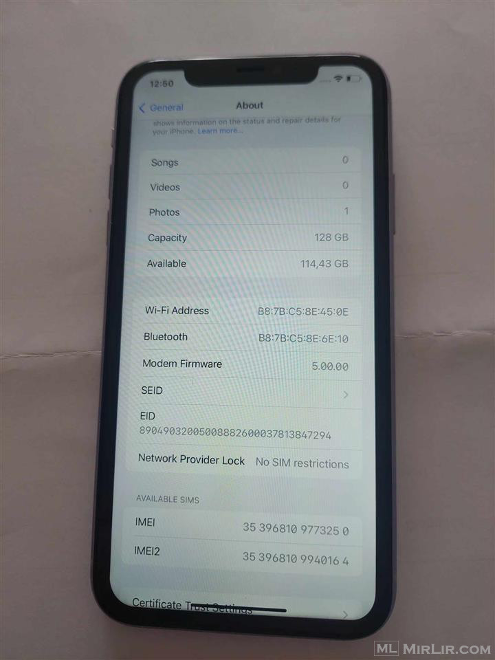Okazion Iphone 11 128 Giga 190 euro