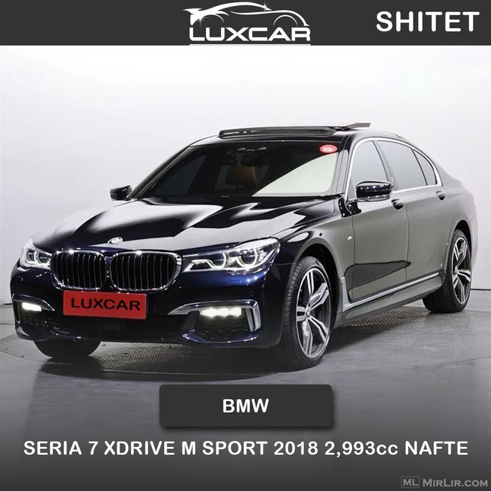 BMW Seria 7 XDrive M Sport 2018 2,993cc Nafte
