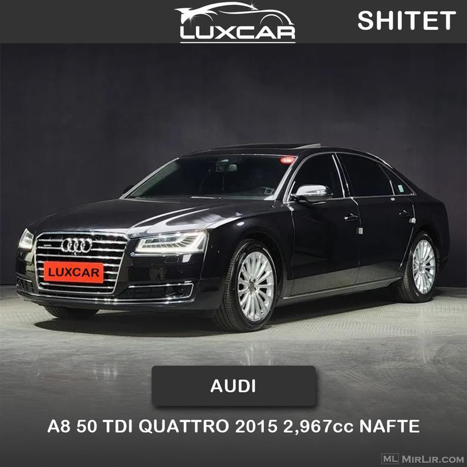 Audi A8 50 TDI QUATTRO 2015 2,967cc Nafte