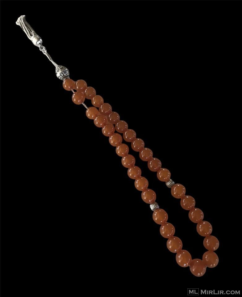 Tespie Qelibari 33 Beads ( Amber Butterscotch )