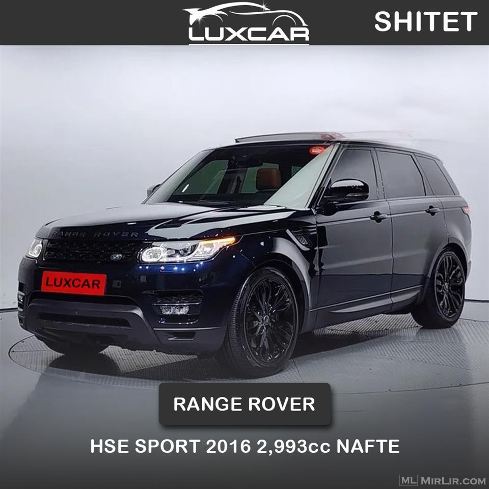 Range Rover Sport HSE 2016 2,993cc NAfte 