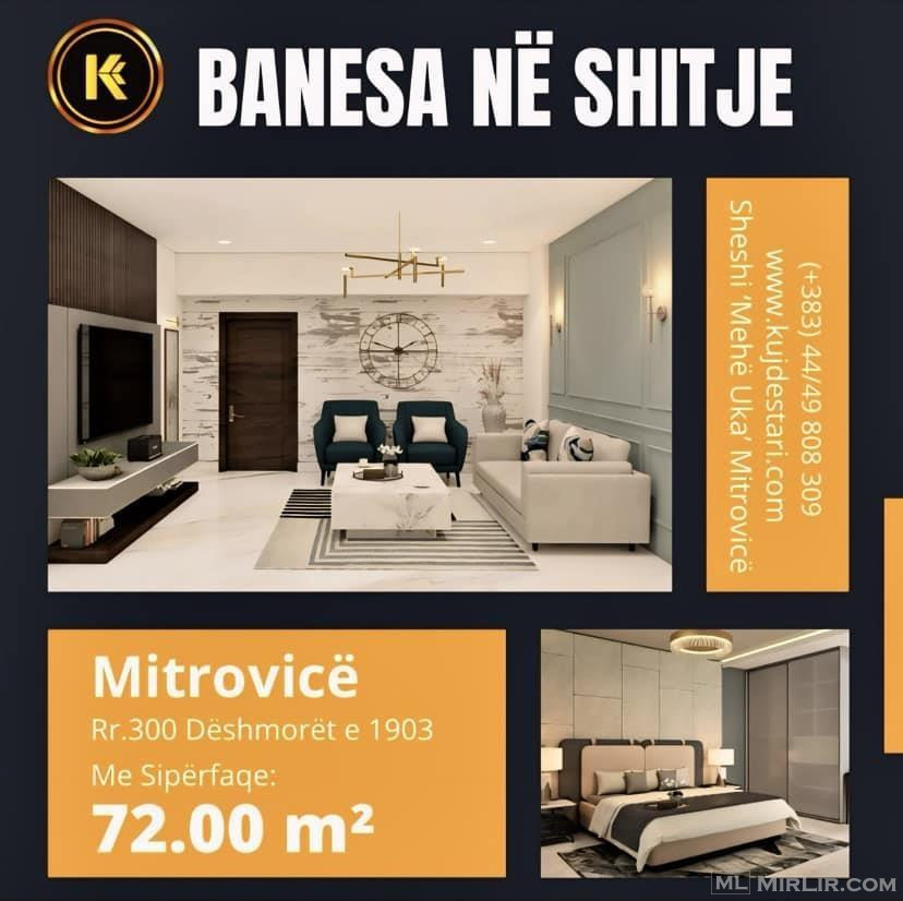 ??????? Banesa 72.00 m² në Mitrovicë