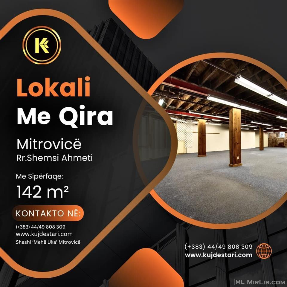 ✴️Lokali Me Qira - me një çmim prej  2€ m²