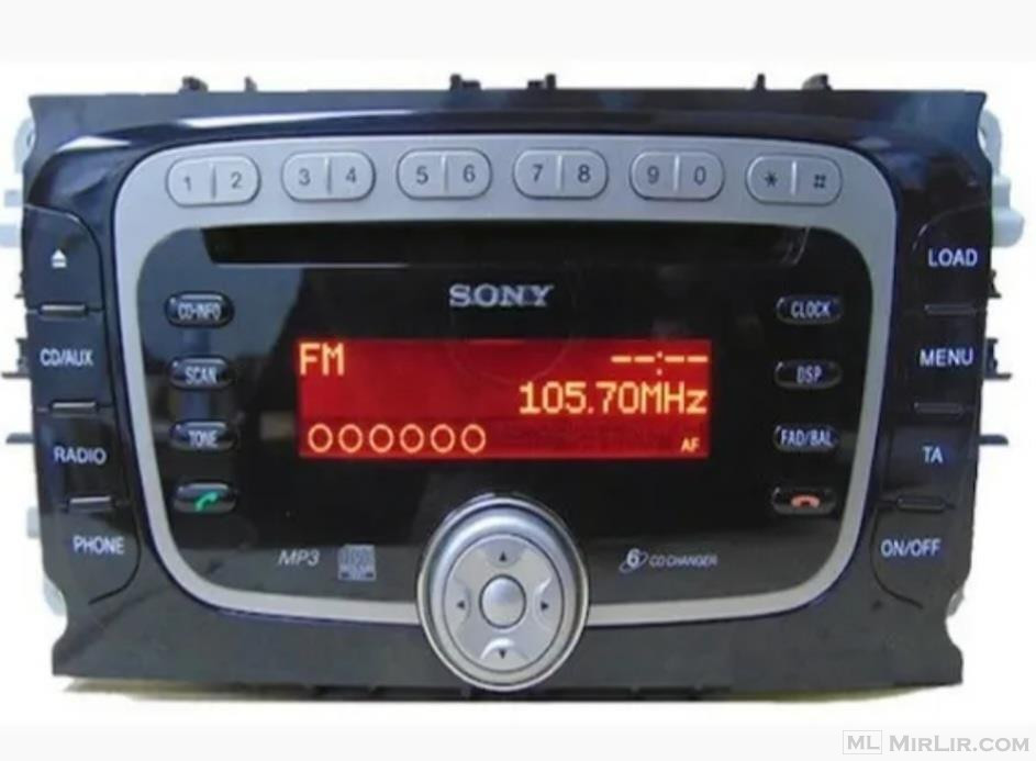 Stereo Car Headunit Sony per Ford